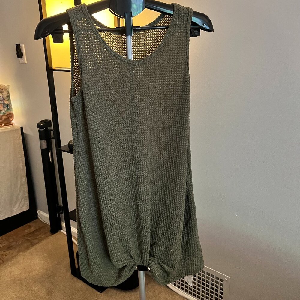 NWT - CUPSHE Women's Sleeveless Swimsuit Waffle Knit - Size Small